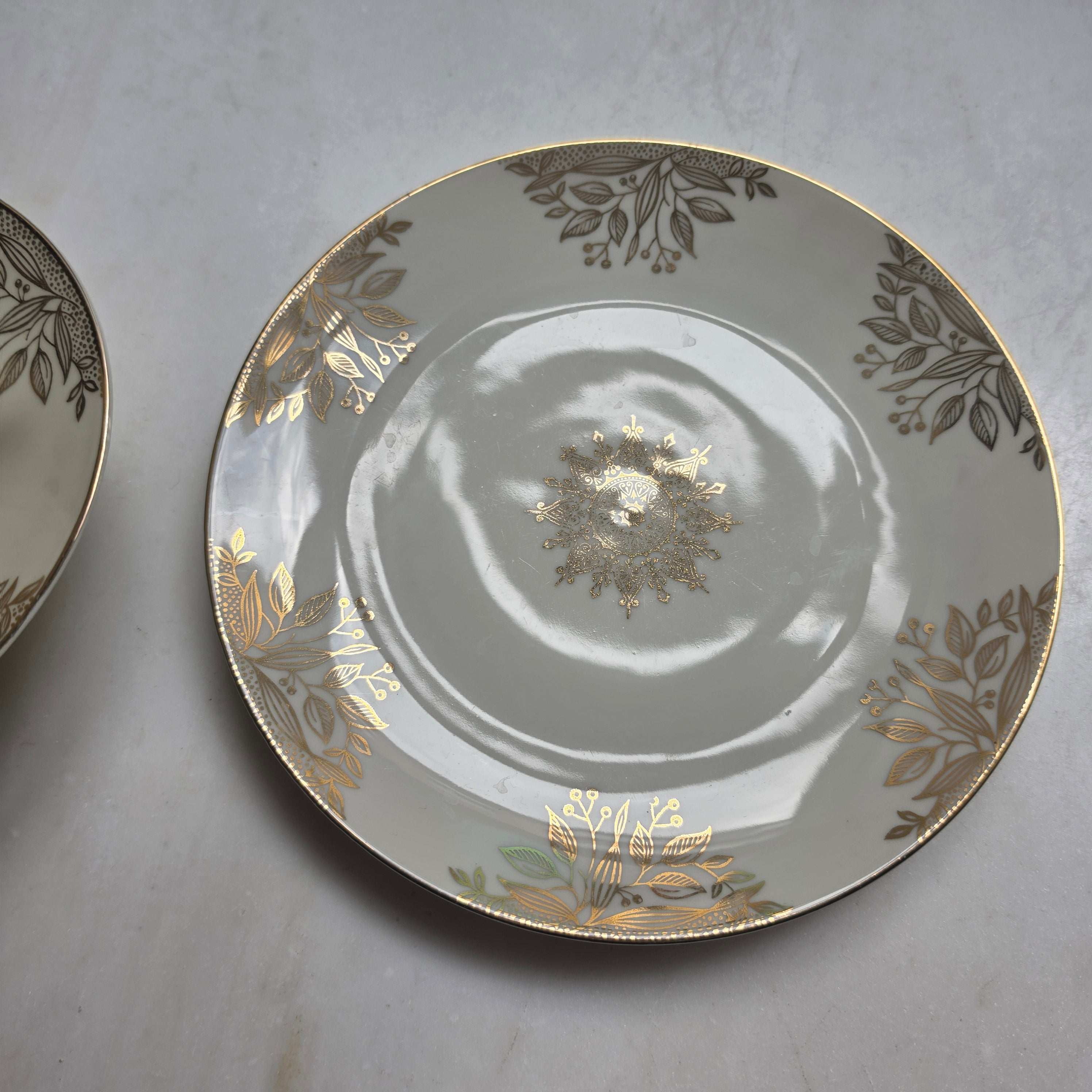 Vintage Winterling Marktleuthen Bavaria Sammeltasse mit Golddekoration – 3-teiliges Set