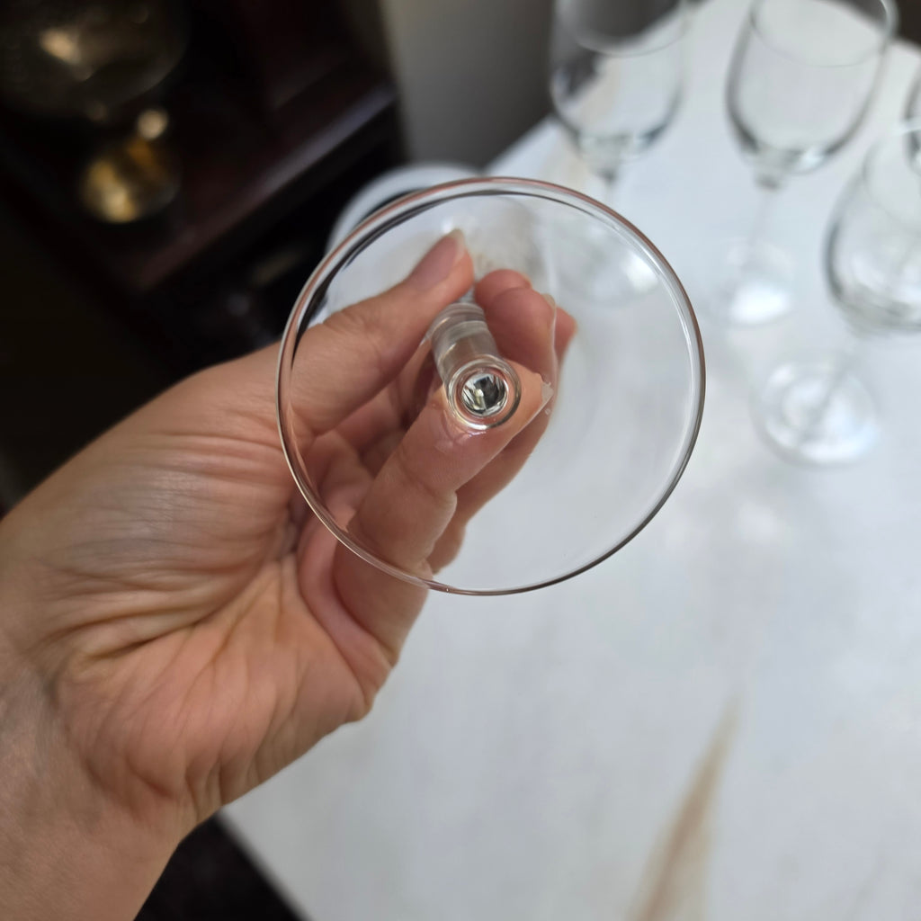 Elegantes 5-teiliges Weinglas-Set / Likörglas-Set aus Kristallglas – Zeitloses Design