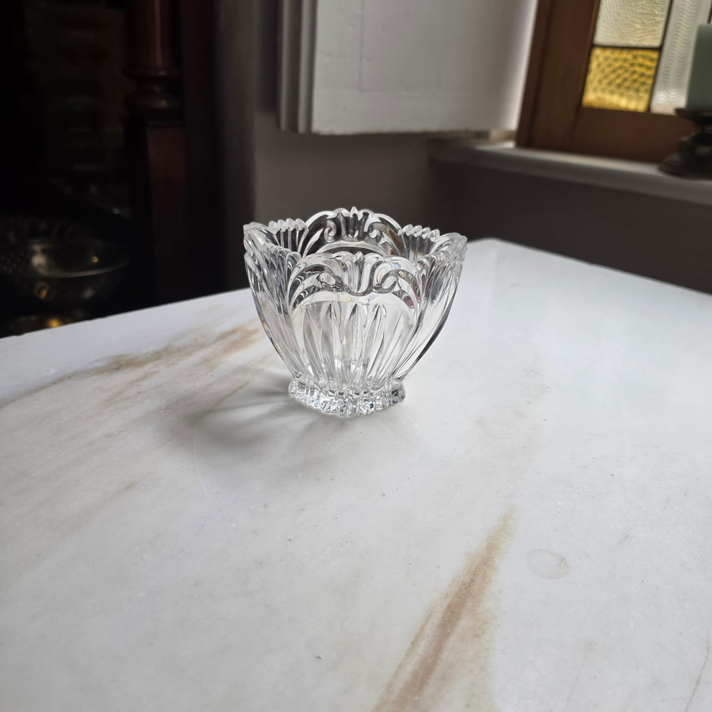 Elegantes Vintage-Kristallglas Schälchen – Vielseitiges Deko-Highlight