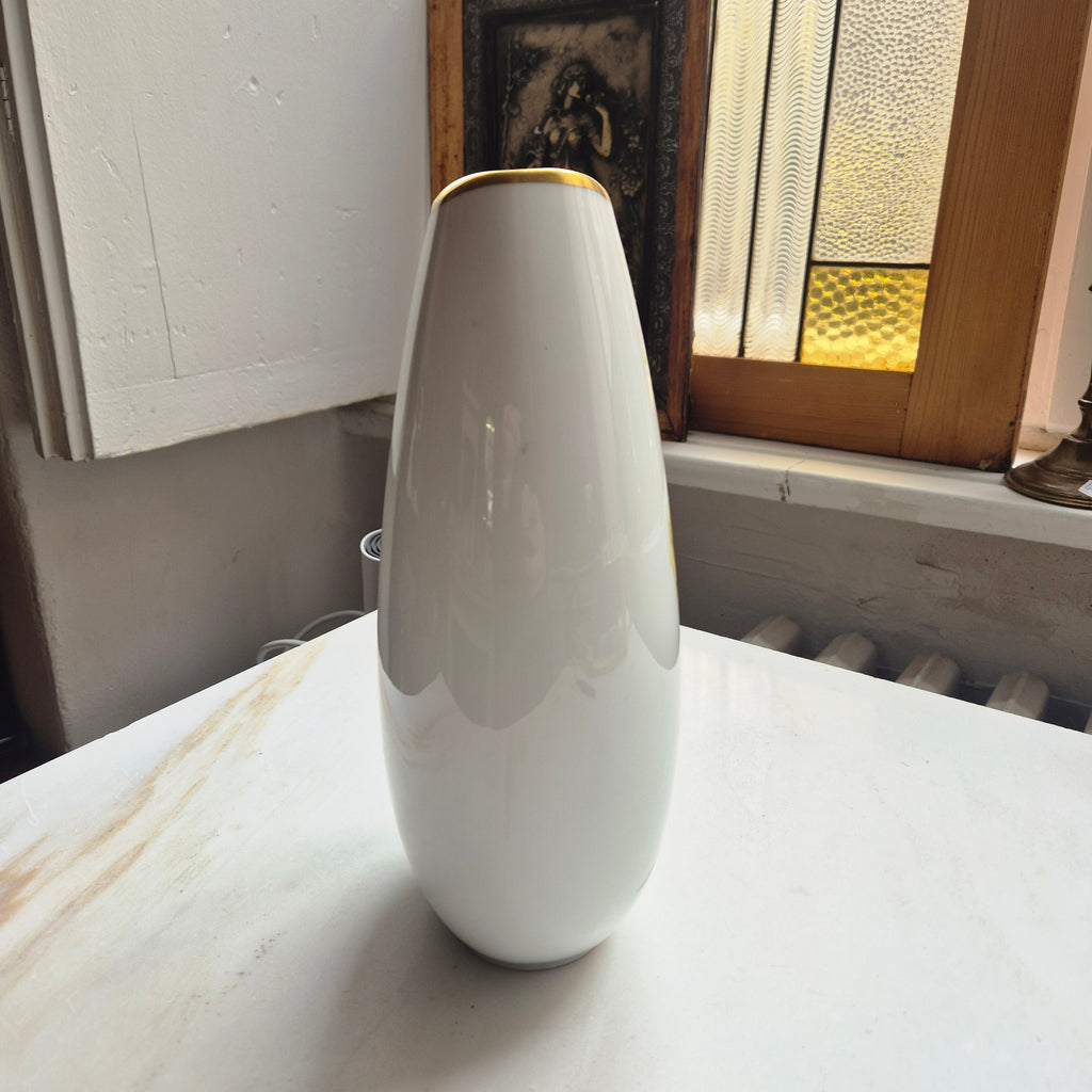 Handbemalte Porzellan Vase von Thomas Vintage Germany 40er Jahre