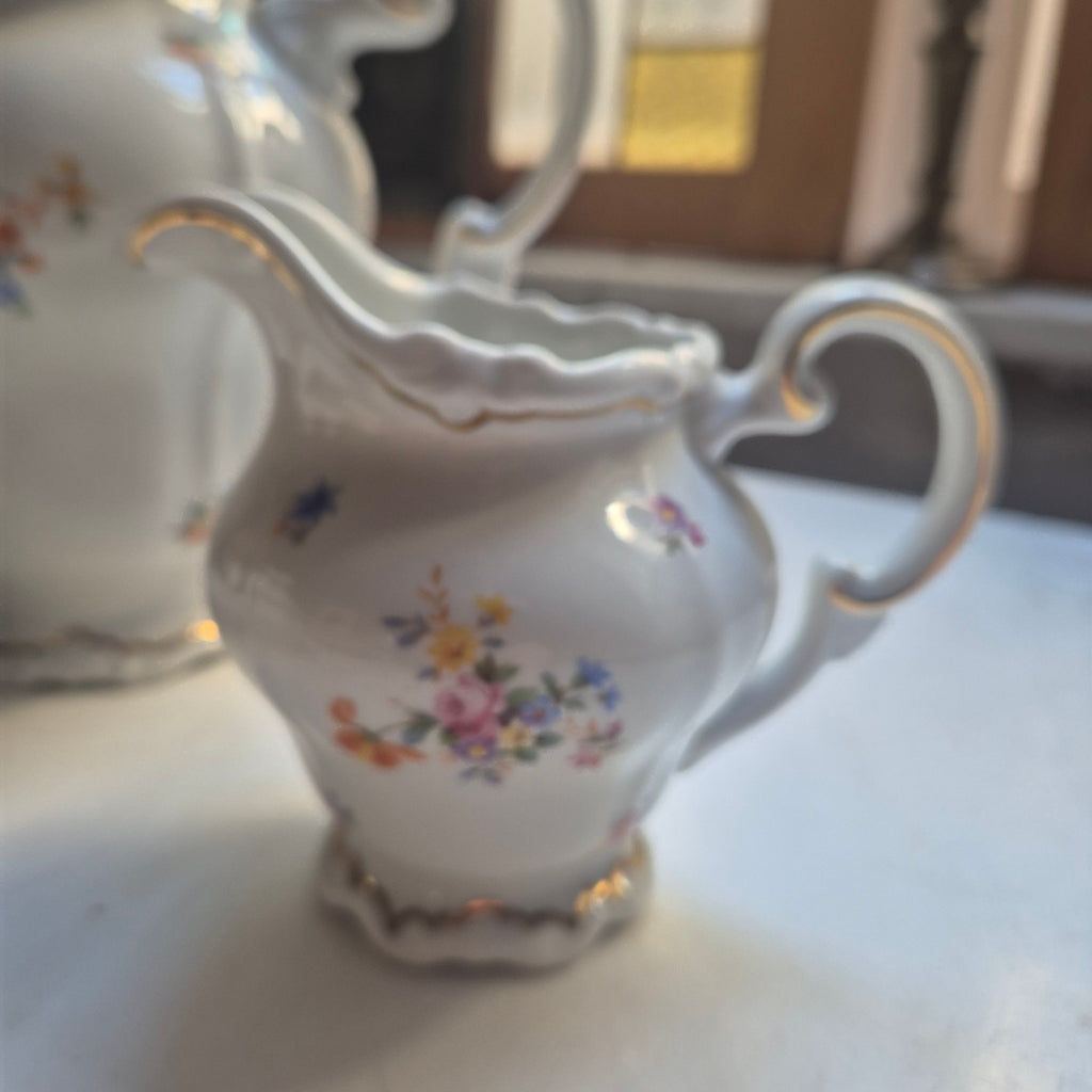 3- Teiliges Weimar Porzellan Kaffee oder Teegedeck