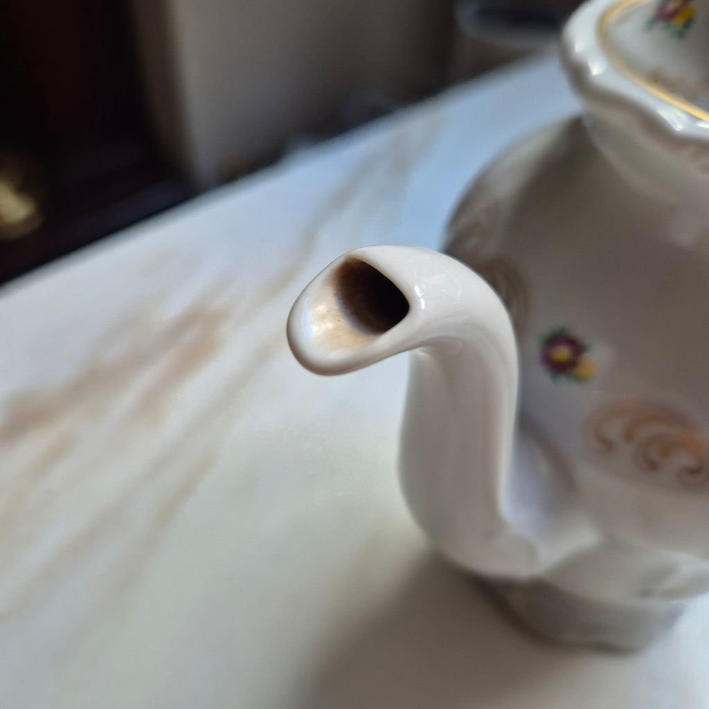 Vintage Porzellan Kaffe-oder Teekanne von Weimar