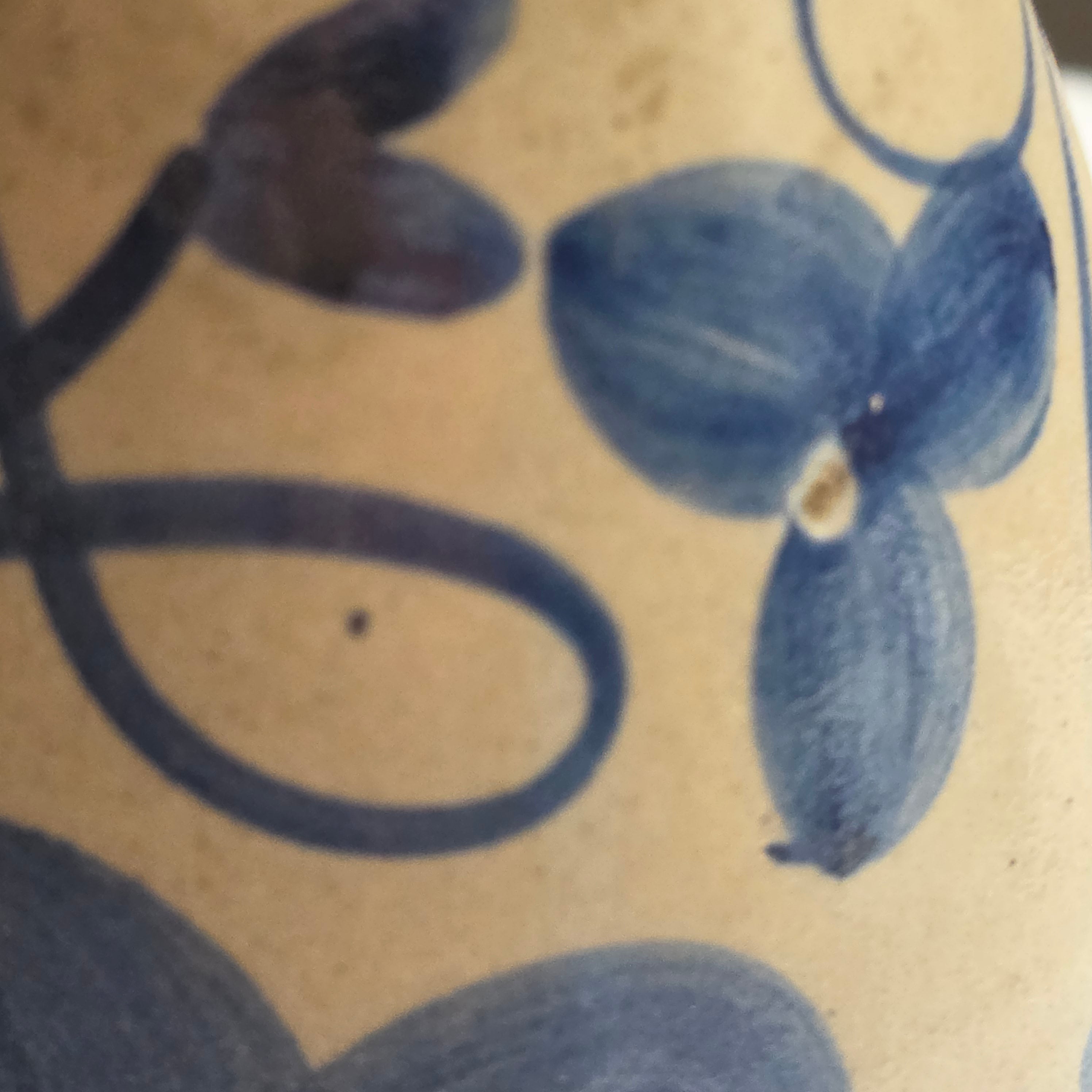 Klassischer Westerwälder Steinzeug-Krug – Handbemaltes Bembel-Design
