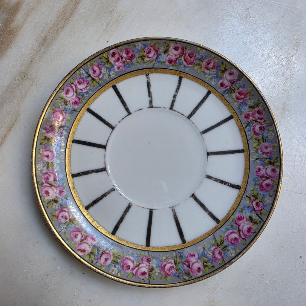 Antike Jugendstil Tasse mit Untertasse – Sontag & Söhne (um 1900)