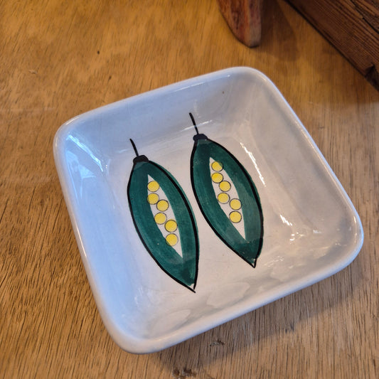 Kleine Vintage Schale SMF Schramberg Handgemalt Bohnen