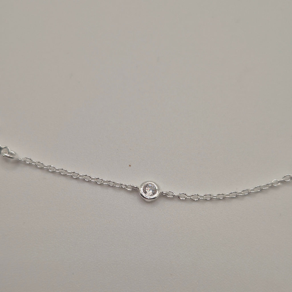 Zartes Fußkettchen Silber 925 Seestern