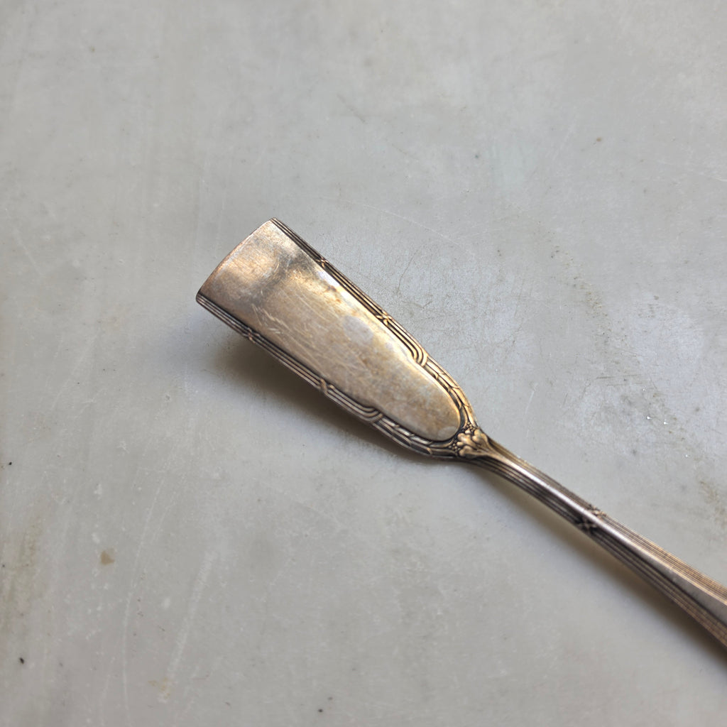 Antikes WMF Buttermesser - Butterspachtel 90er Versilberung – Jugendstil