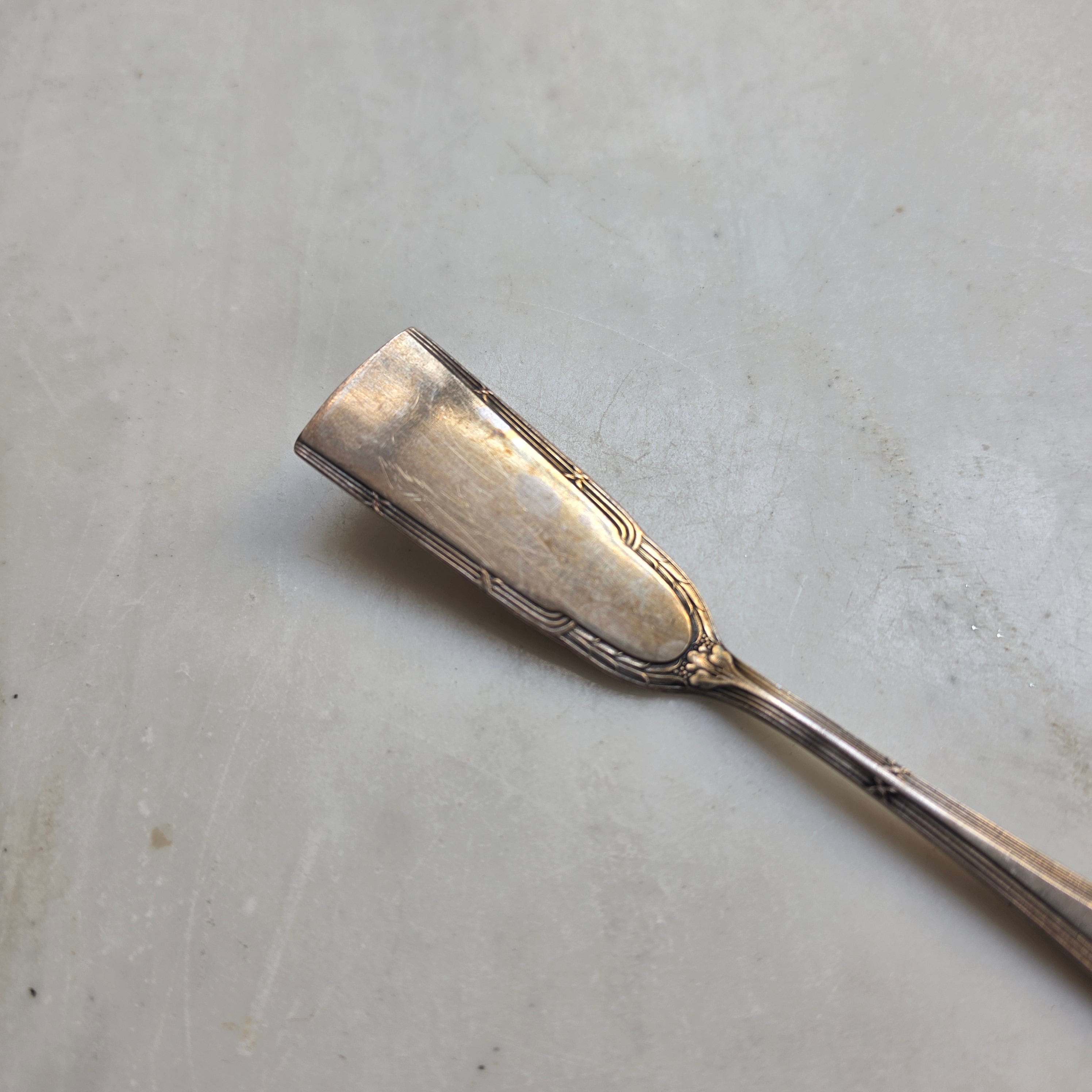 Antikes WMF Buttermesser - Butterspachtel 90er Versilberung – Jugendstil