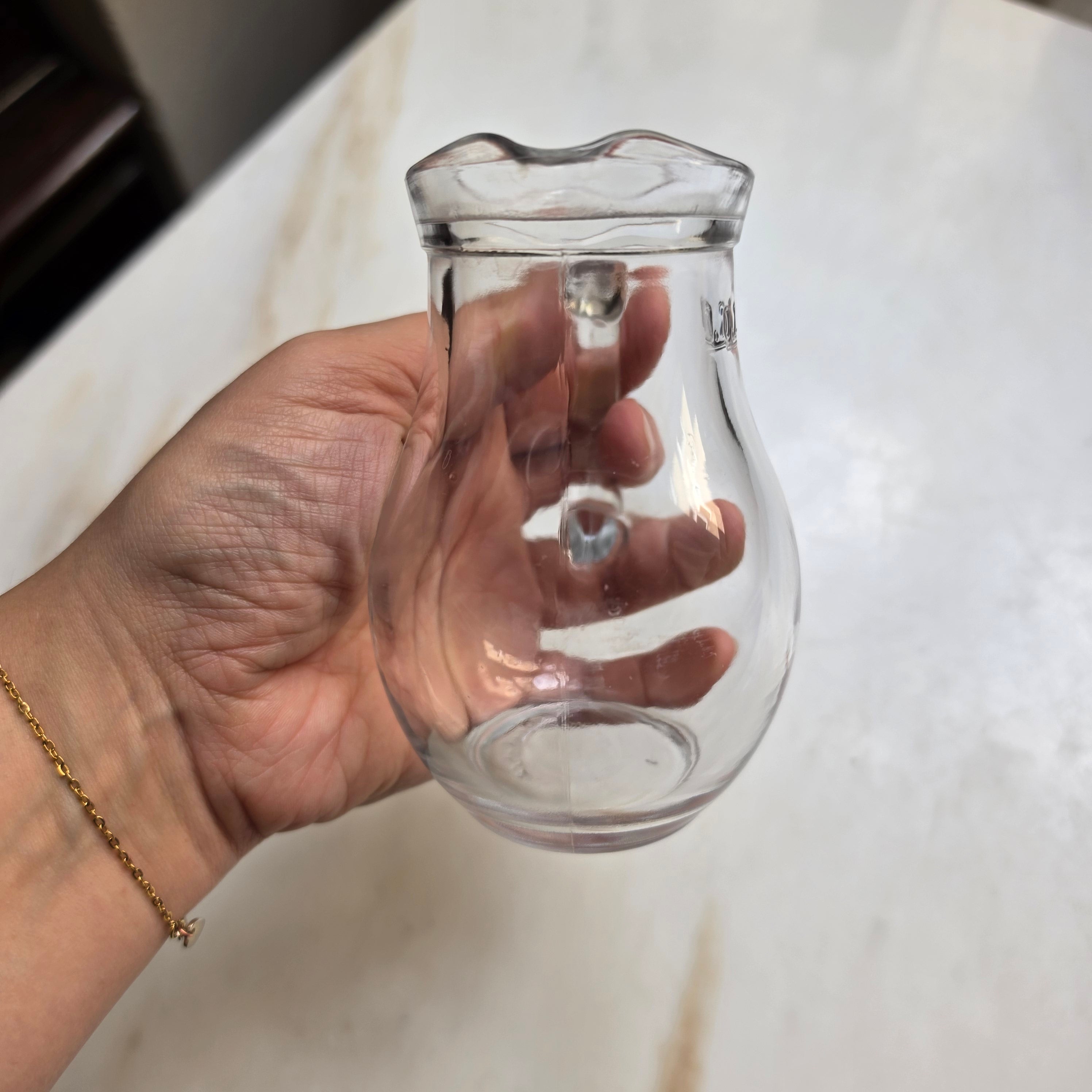 Kleiner Glaskrug 0,25 Liter – Vintage Karaffe
