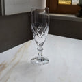 Edle Glas-Champagnerflöte mit Feinschliff – Zeitlose Eleganz für besondere Momente