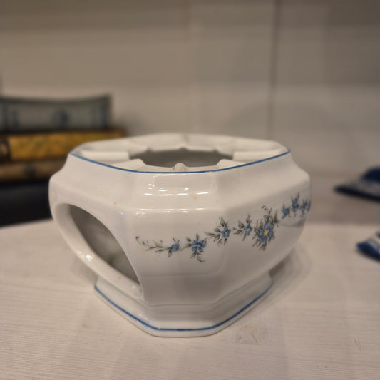 Vintage Stövchen von Seltmann Weiden weiß blau