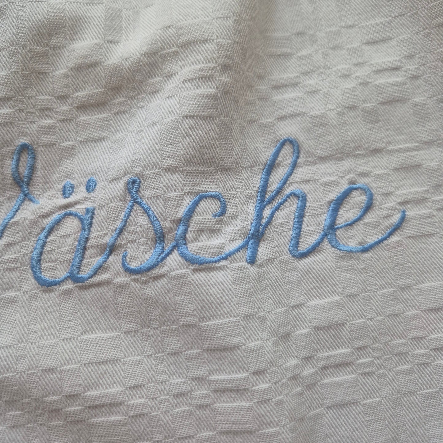 Antiker Baumwolle Wäschesack 43x62cm Handgemacht
