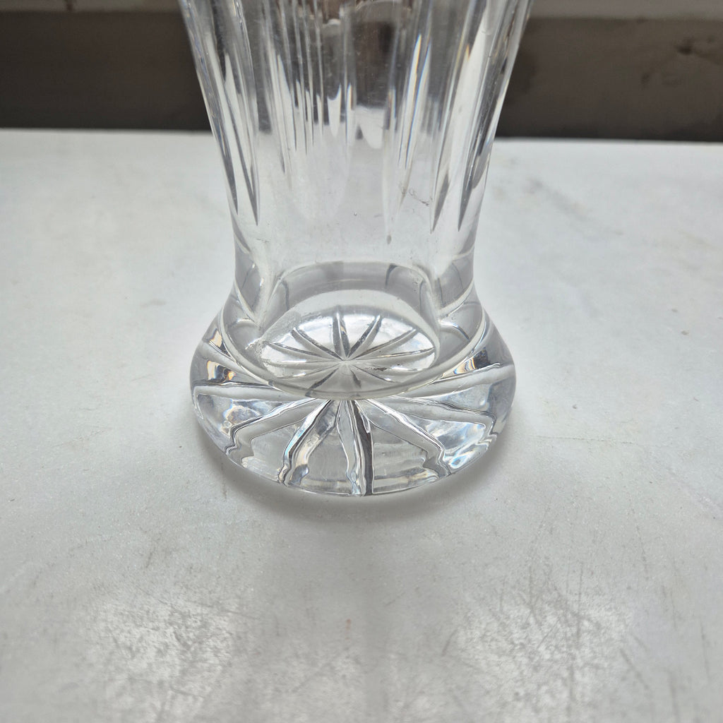 Wunderschöne Vintage Kristall Vase Groß (2x minimale Abplatzer)