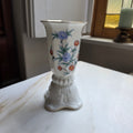 Vintage Rosenthal Porzellanfuß-Vase – Modell Ph. Rosenthal mit floralem Dekor