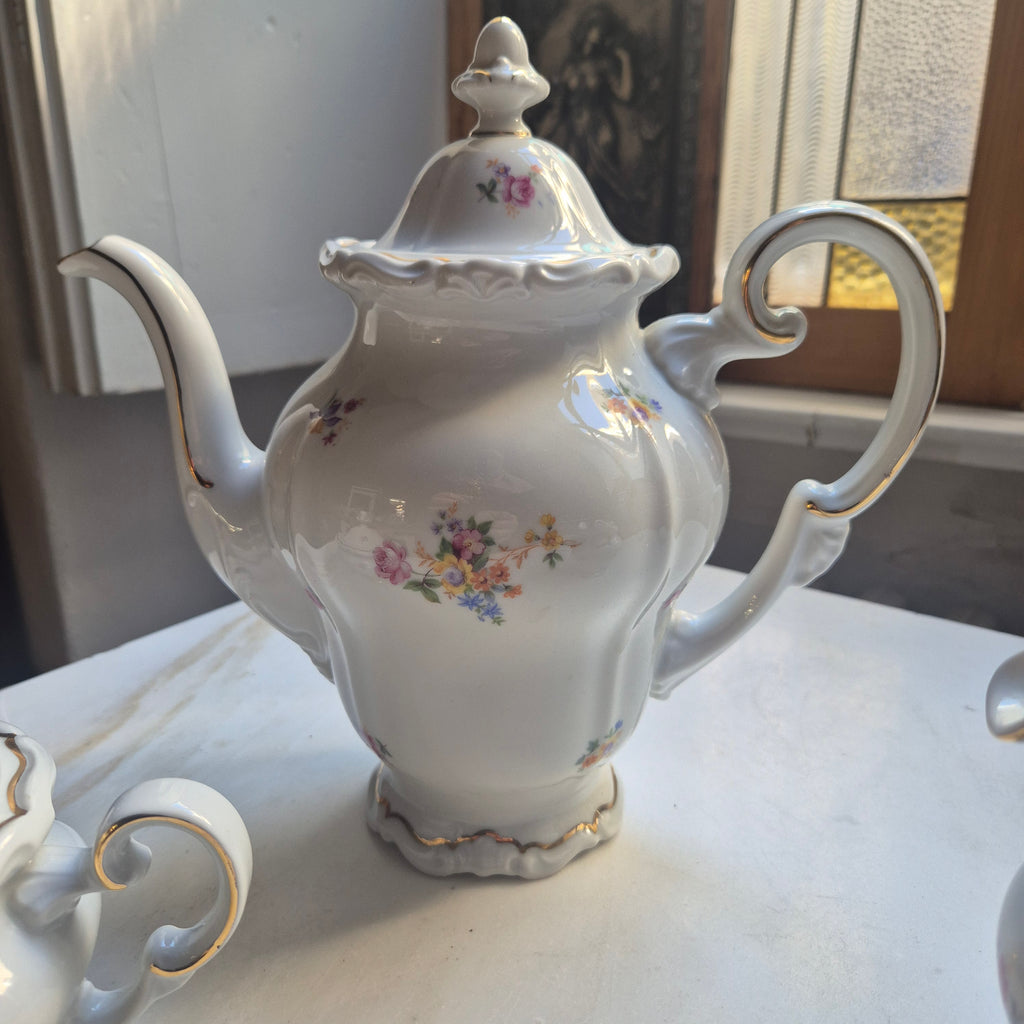 3- Teiliges Weimar Porzellan Kaffee oder Teegedeck
