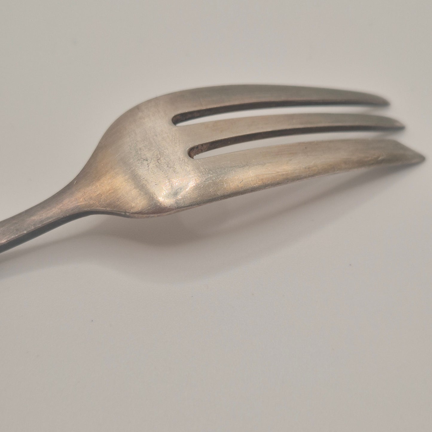 Antike Jugendstil Kuchengabel – Silberfarben / Versilbert