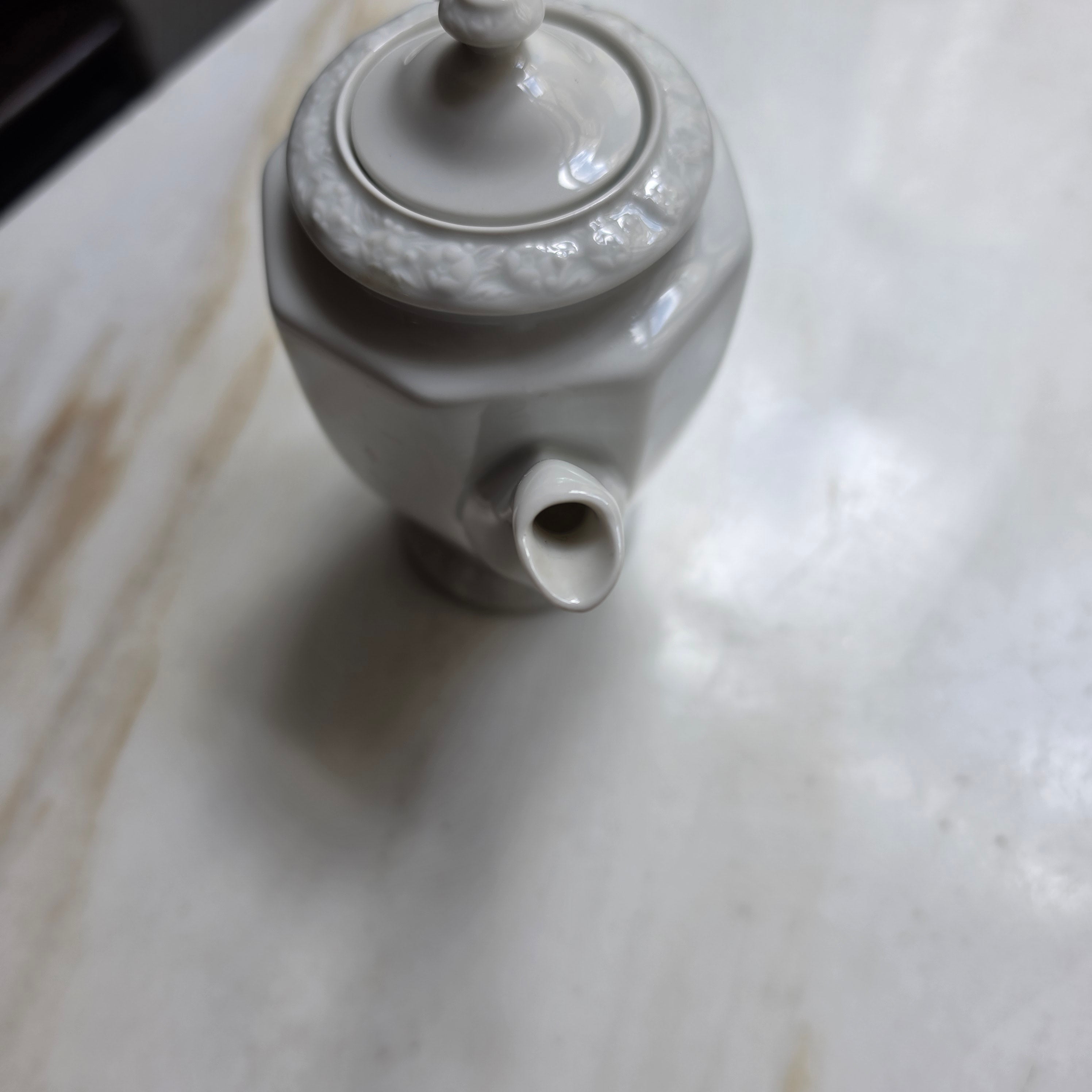 Vintage Rosenthal kleine Mokkakanne „Maria Weiß“ – Klassiker aus Porzellan