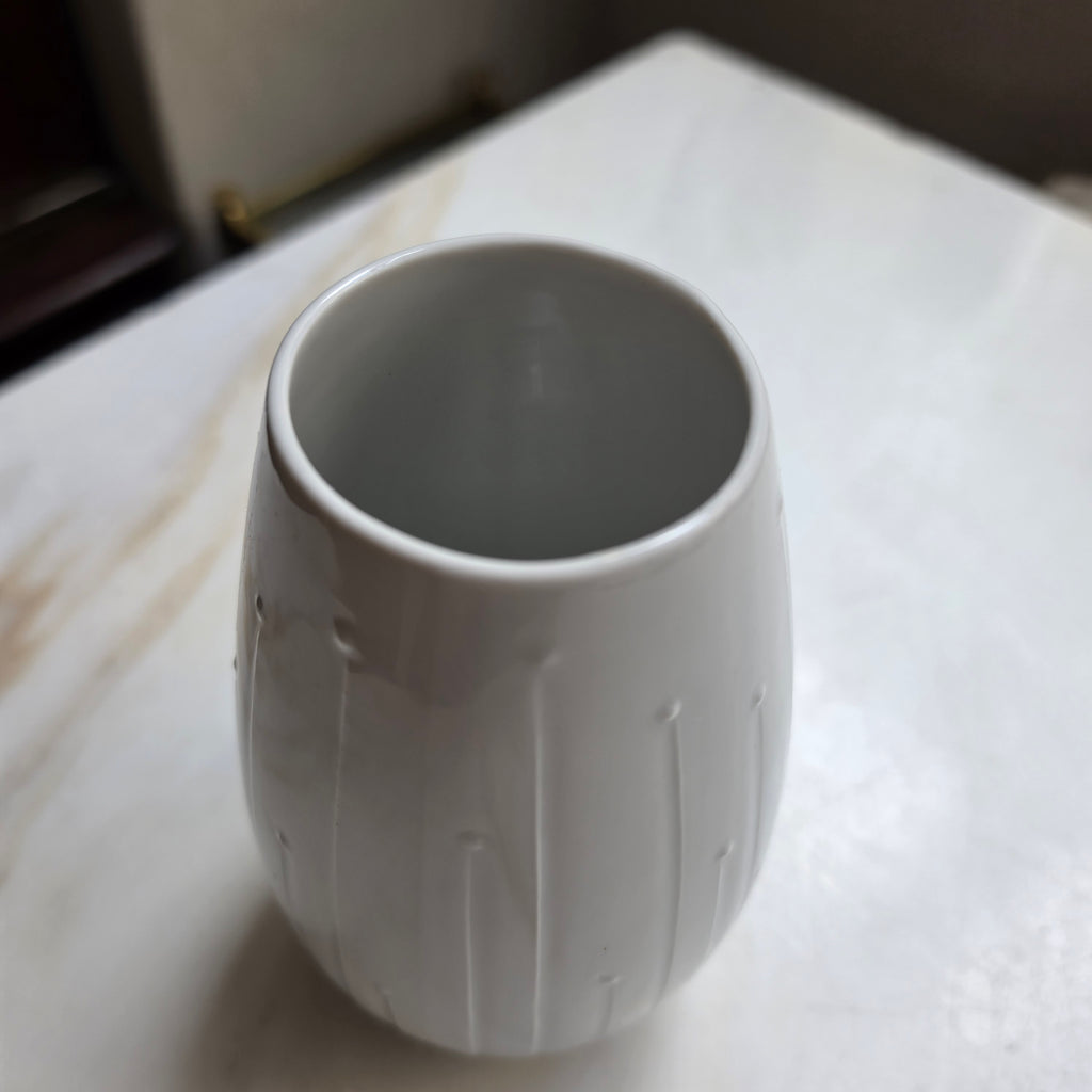 Vintage Schumann Arzberg Bavaria Porzellanvase - weiß