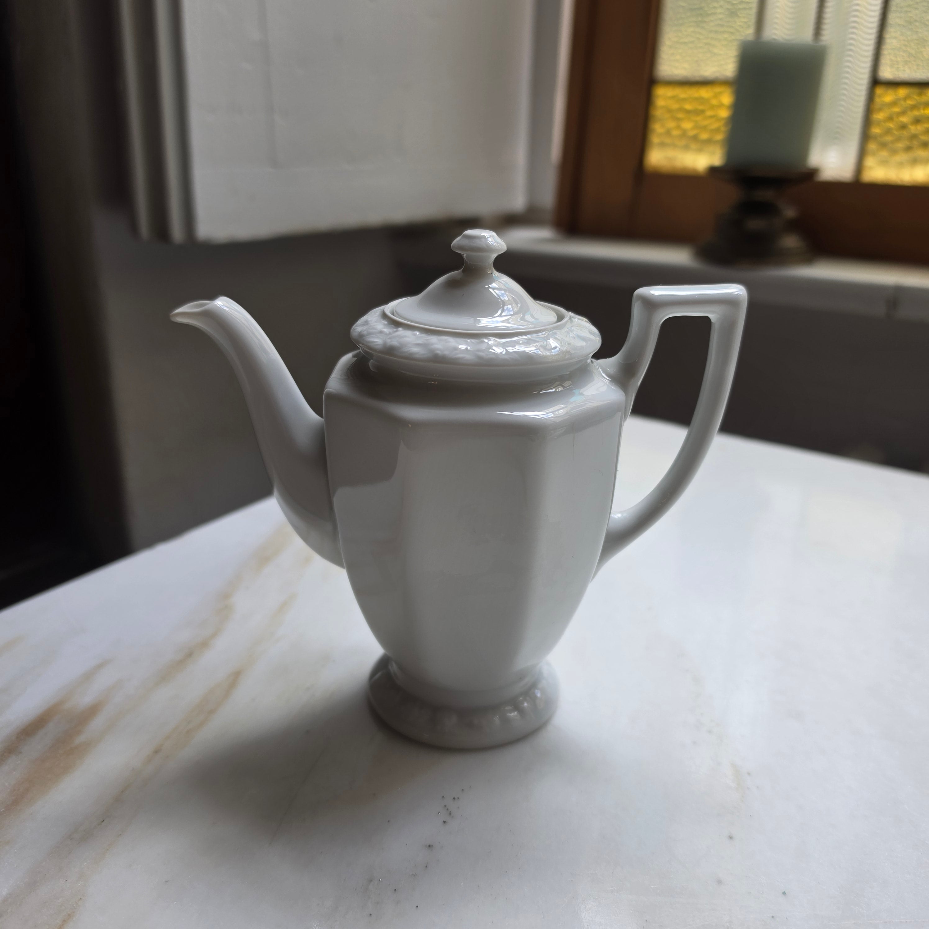Vintage Rosenthal kleine Mokkakanne „Maria Weiß“ – Klassiker aus Porzellan