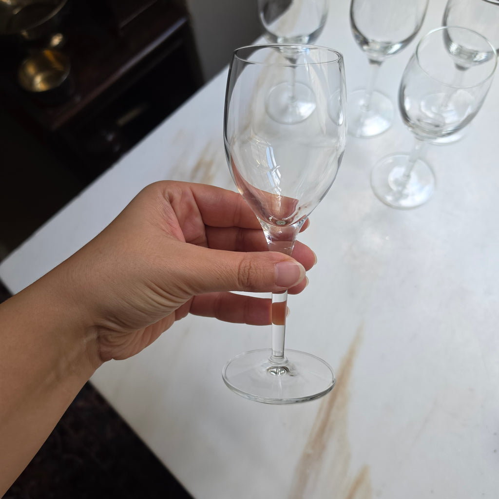 Elegantes 5-teiliges Weinglas-Set / Likörglas-Set aus Kristallglas – Zeitloses Design