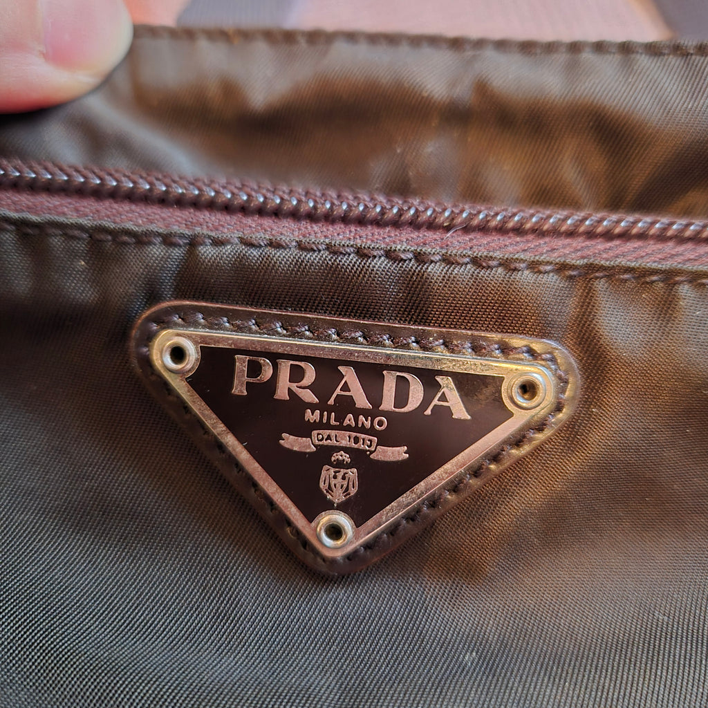 Prada Umhängetasche braun Secound Hand