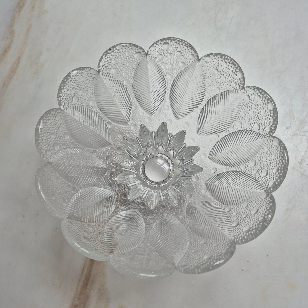 Vintage Lausitzer Glasschale - Medea Kristallschale