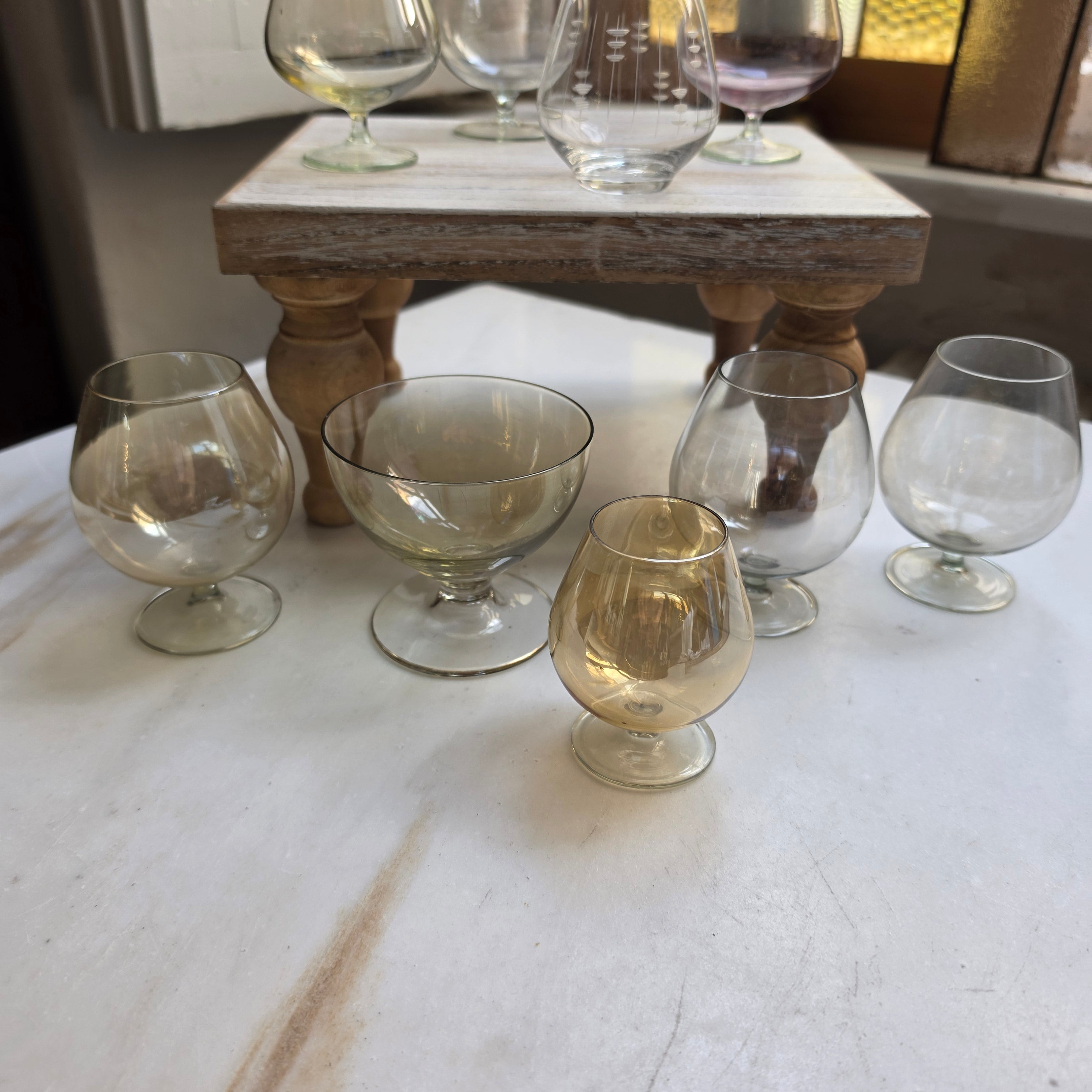 Vintage Likörgläser & Cognacschwenker - Einzelverkauf - Mid-Century Stil