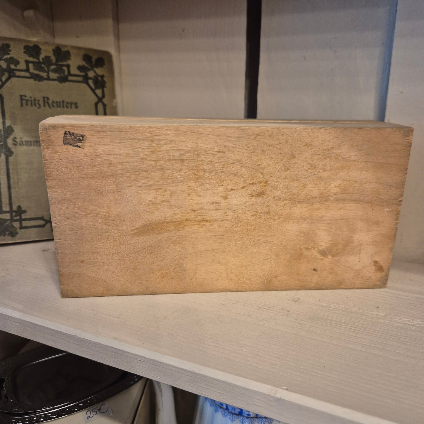 Alte dünne Holz Schachtel Kutsche Cinderella