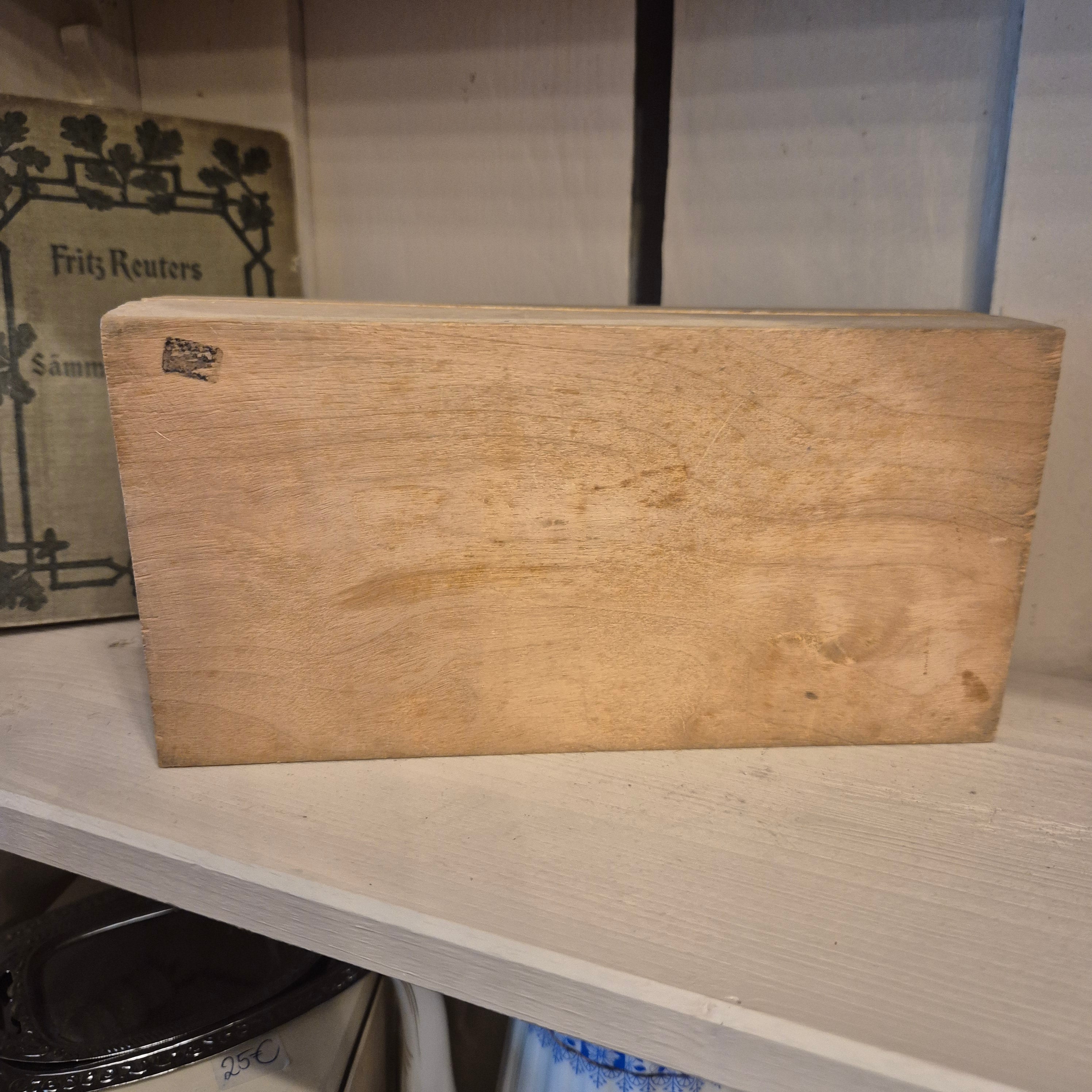 Alte dünne Holz Schachtel Kutsche Cinderella