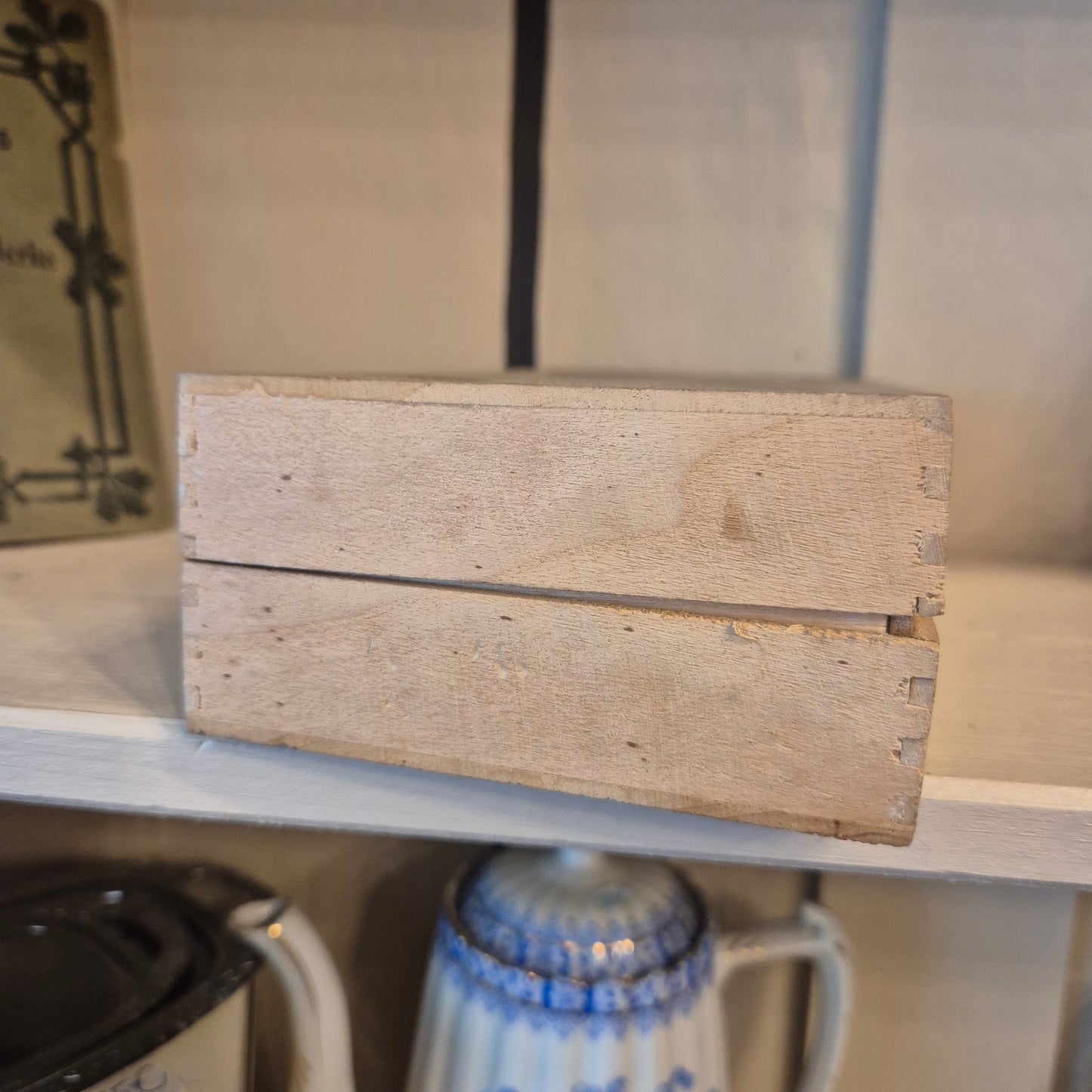 Alte dünne Holz Schachtel Kutsche Cinderella