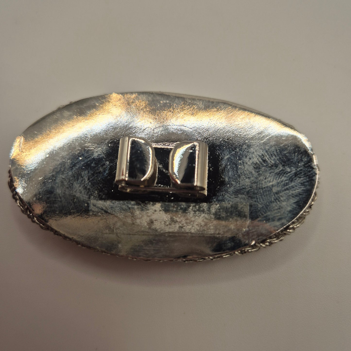 Kleine Vintage Gürtelschnalle Trachtenschnalle Taillengürtel aus den 80ern-Handmade braun schwarz gold ähnlich wie Tigerauge