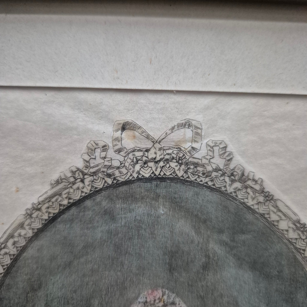Antiker Farbstich „Madame Adélaïde de France“ – Radierung von G. Mercier (gerahmt)