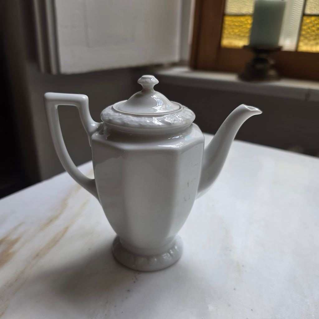 Vintage Rosenthal kleine Mokkakanne „Maria Weiß“ – Klassiker aus Porzellan