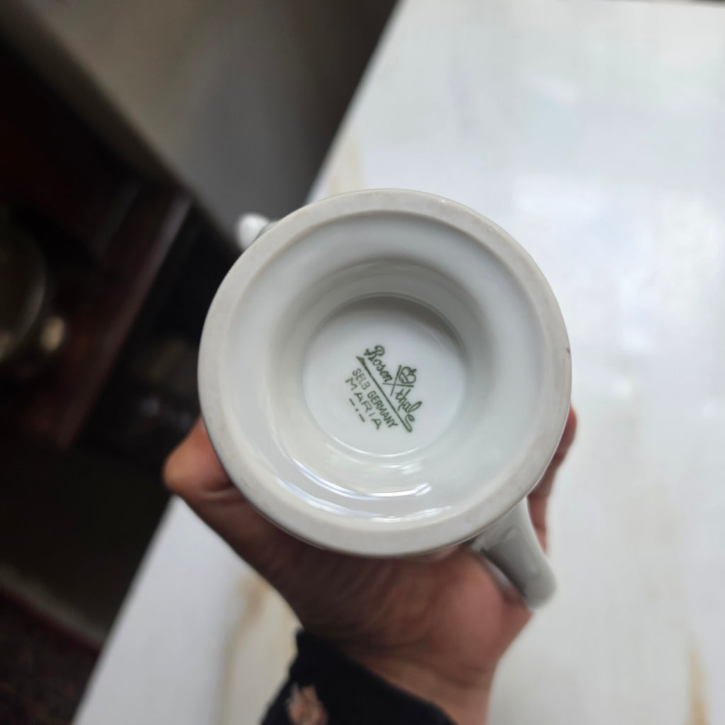 Vintage Rosenthal kleine Mokkakanne „Maria Weiß“ – Klassiker aus Porzellan
