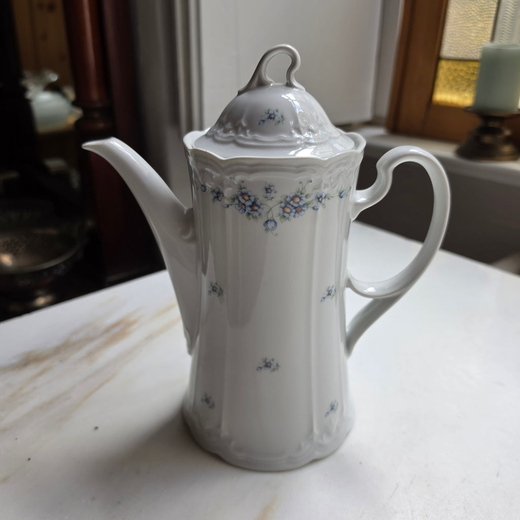 Seltmann Weiden "Julia" - Porzellan Kaffeekanne - mit Floralmuster