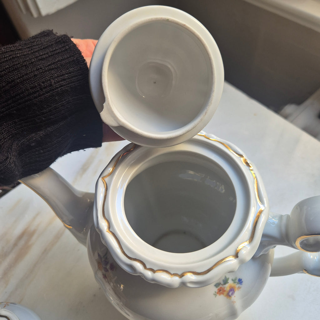 3- Teiliges Weimar Porzellan Kaffee oder Teegedeck