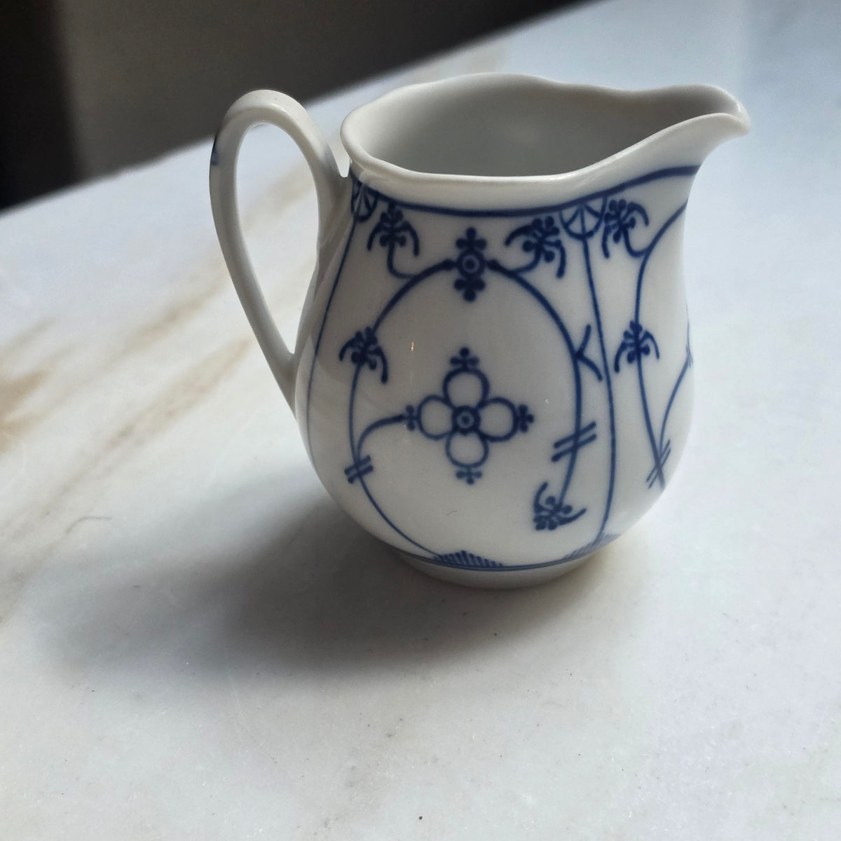 Vintage Winterling Porzellan-Milchkännchen – Blaues Zwiebelmuster - Indisch Blau