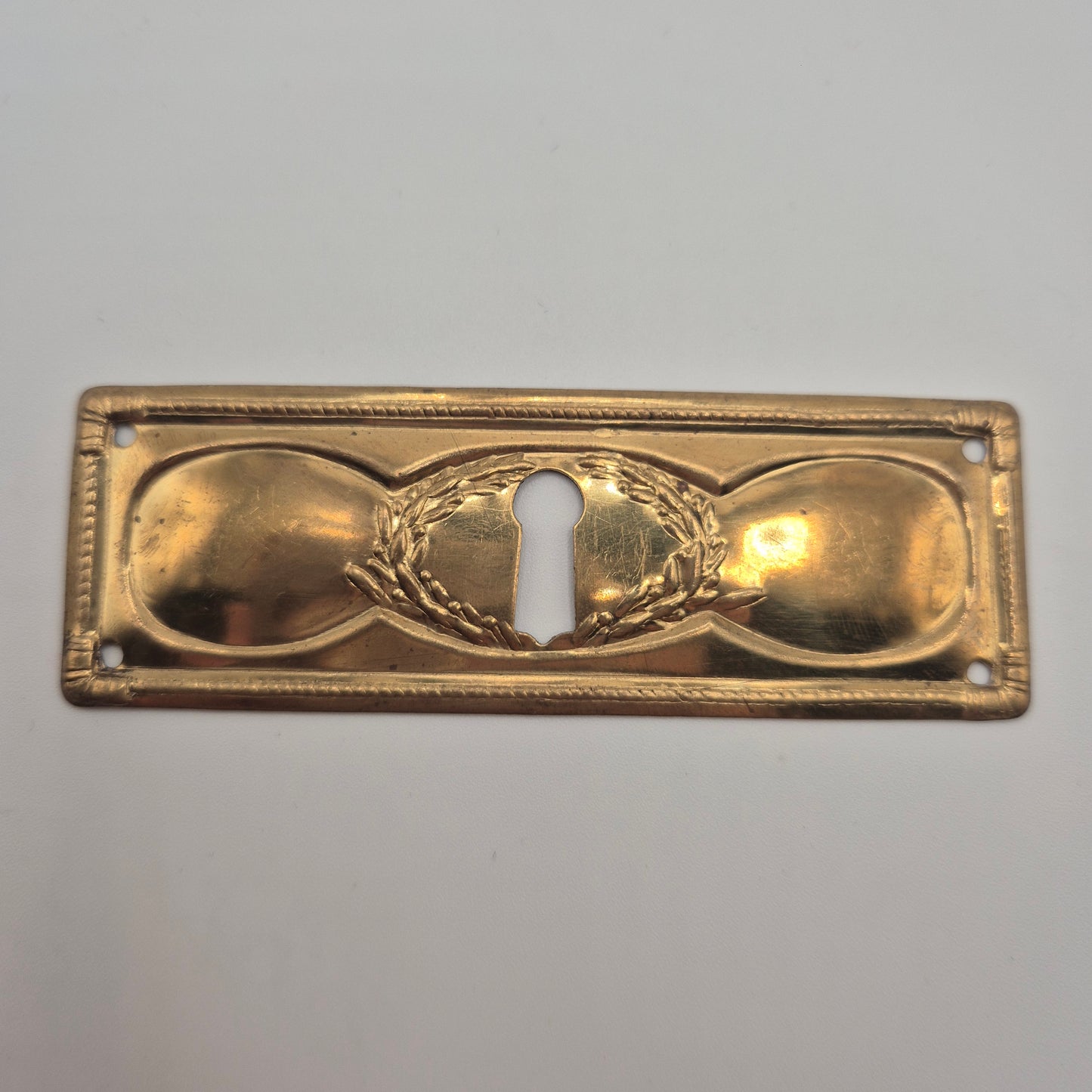 Jugendstil Beschläge Beschlag Messing gold 10x3.5cm