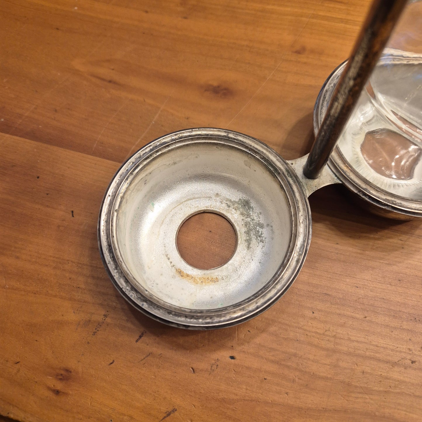 Vintage Menage für Essig und Öl 70er Jahre Karaffen