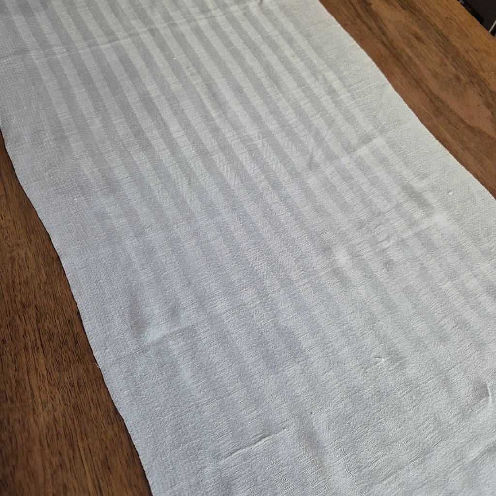 Antikes Leinen Geschirr-& Küchentuch Monogramm H.I. 140x 43cm