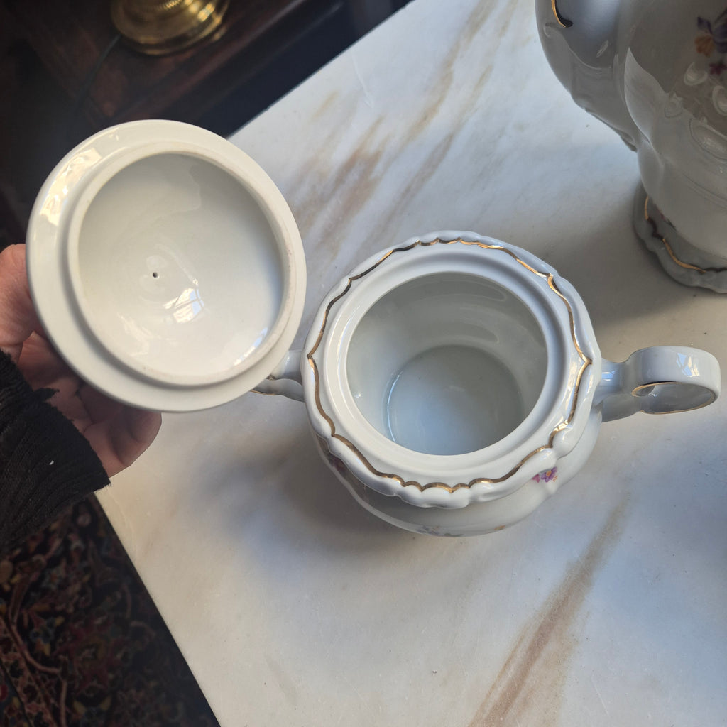 3- Teiliges Weimar Porzellan Kaffee oder Teegedeck