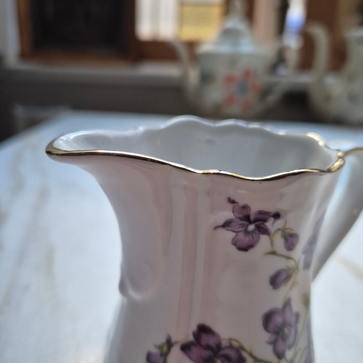 Antikes kleines Milchkännchen von Wumsiedel Bavaria Porzellan Germany