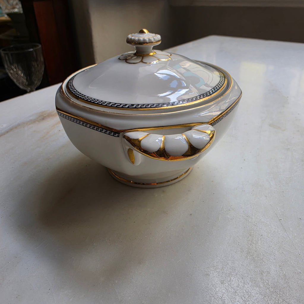 Edle Vintage Porzellan Zuckerdose – Selb-Bavaria