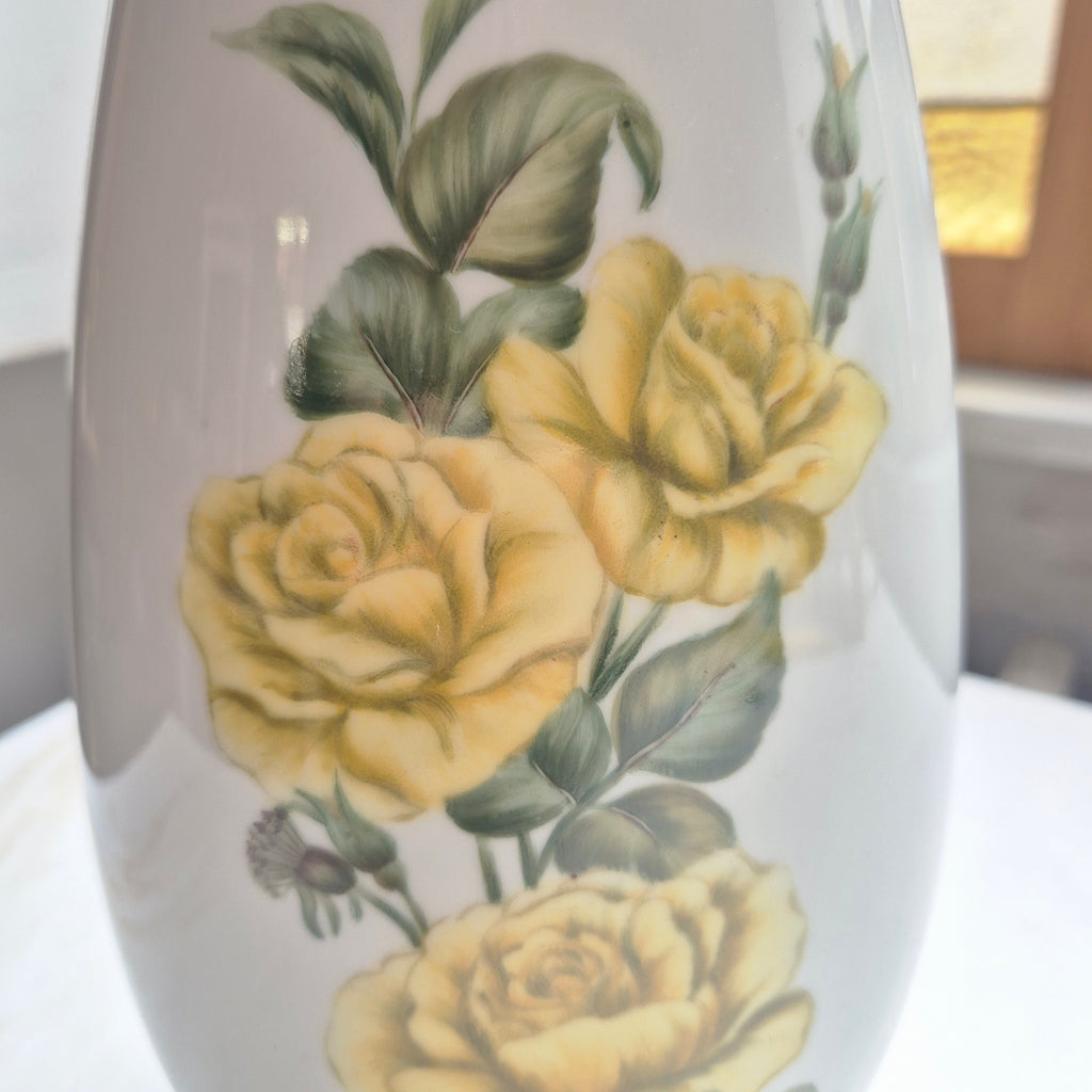 Handbemalte Porzellan Vase von Thomas Vintage Germany 40er Jahre