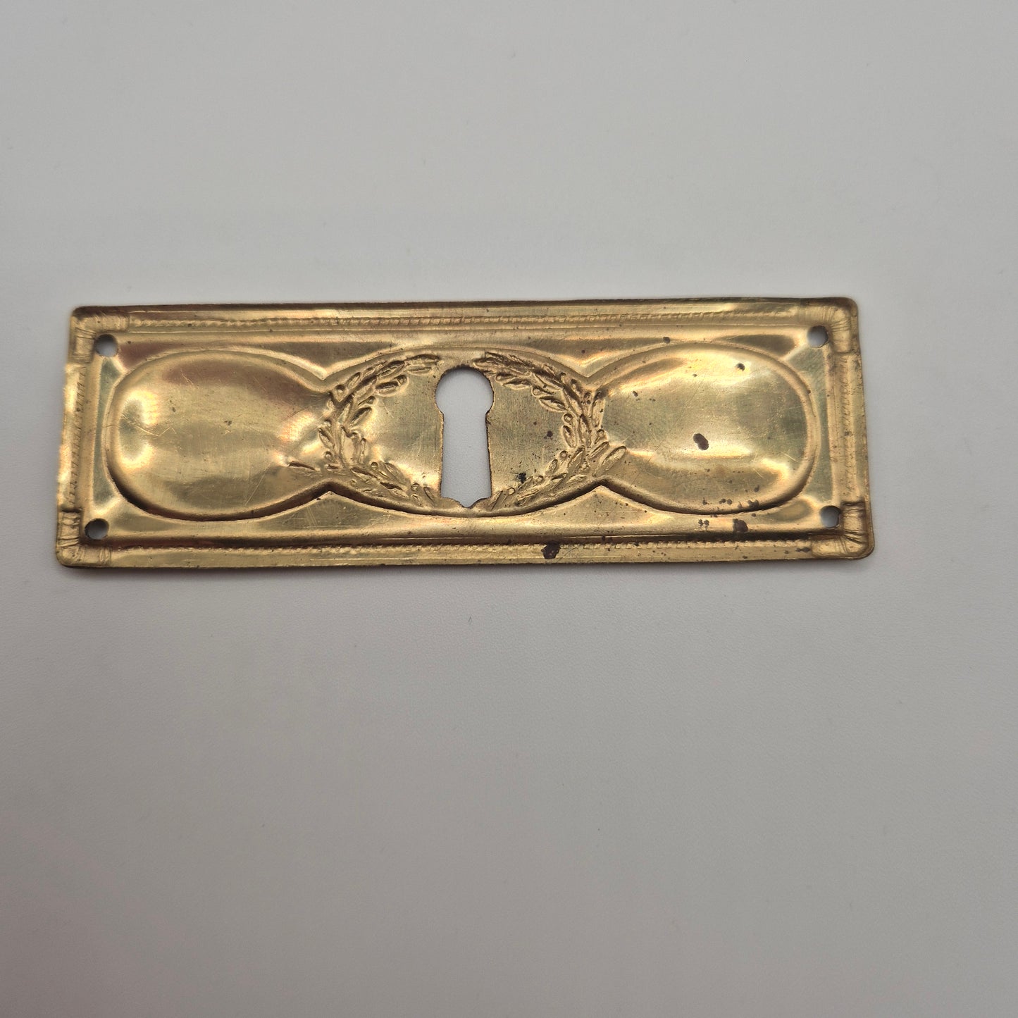 Jugendstil Beschläge Beschlag Messing gold 10x3.5cm