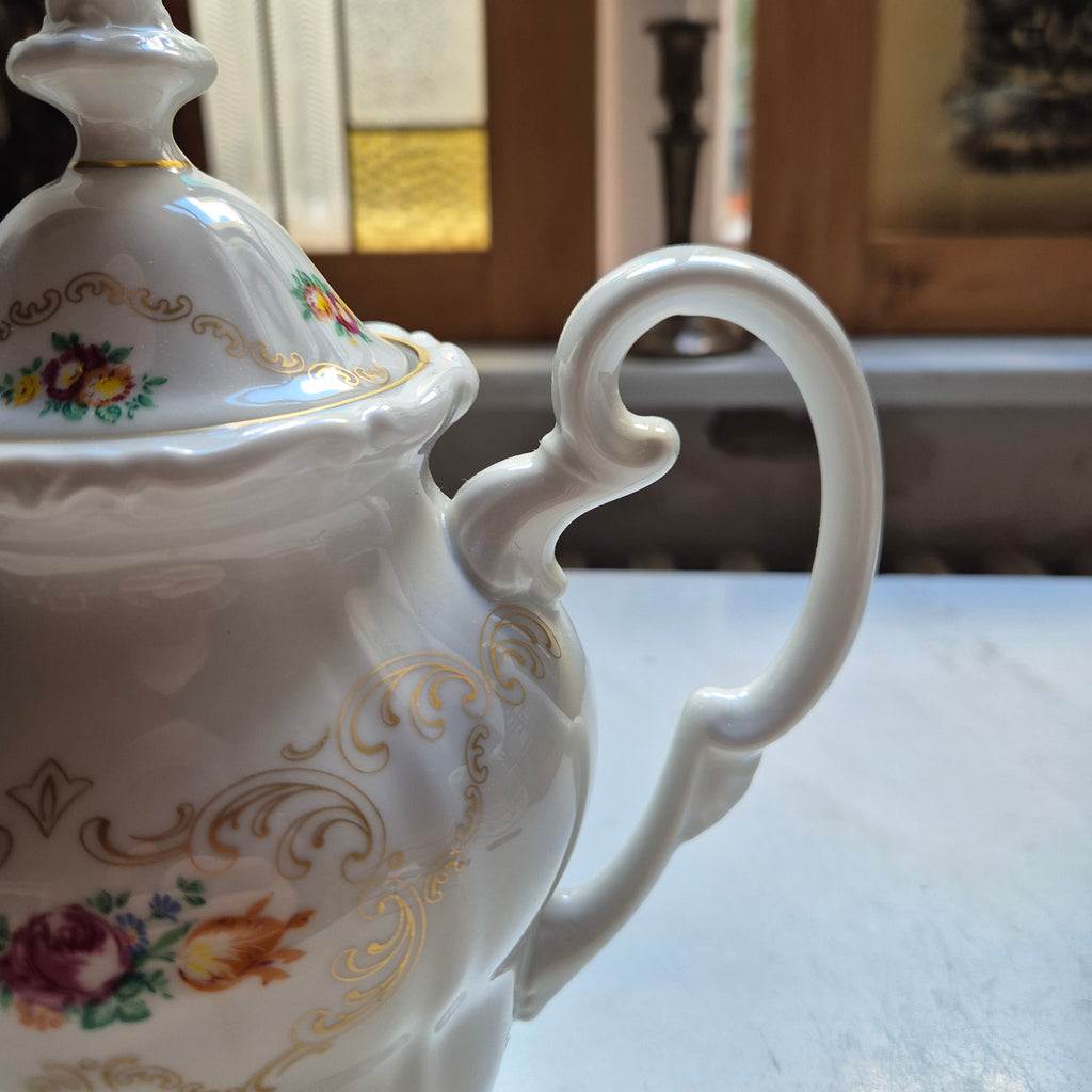 Vintage Porzellan Kaffe-oder Teekanne von Weimar