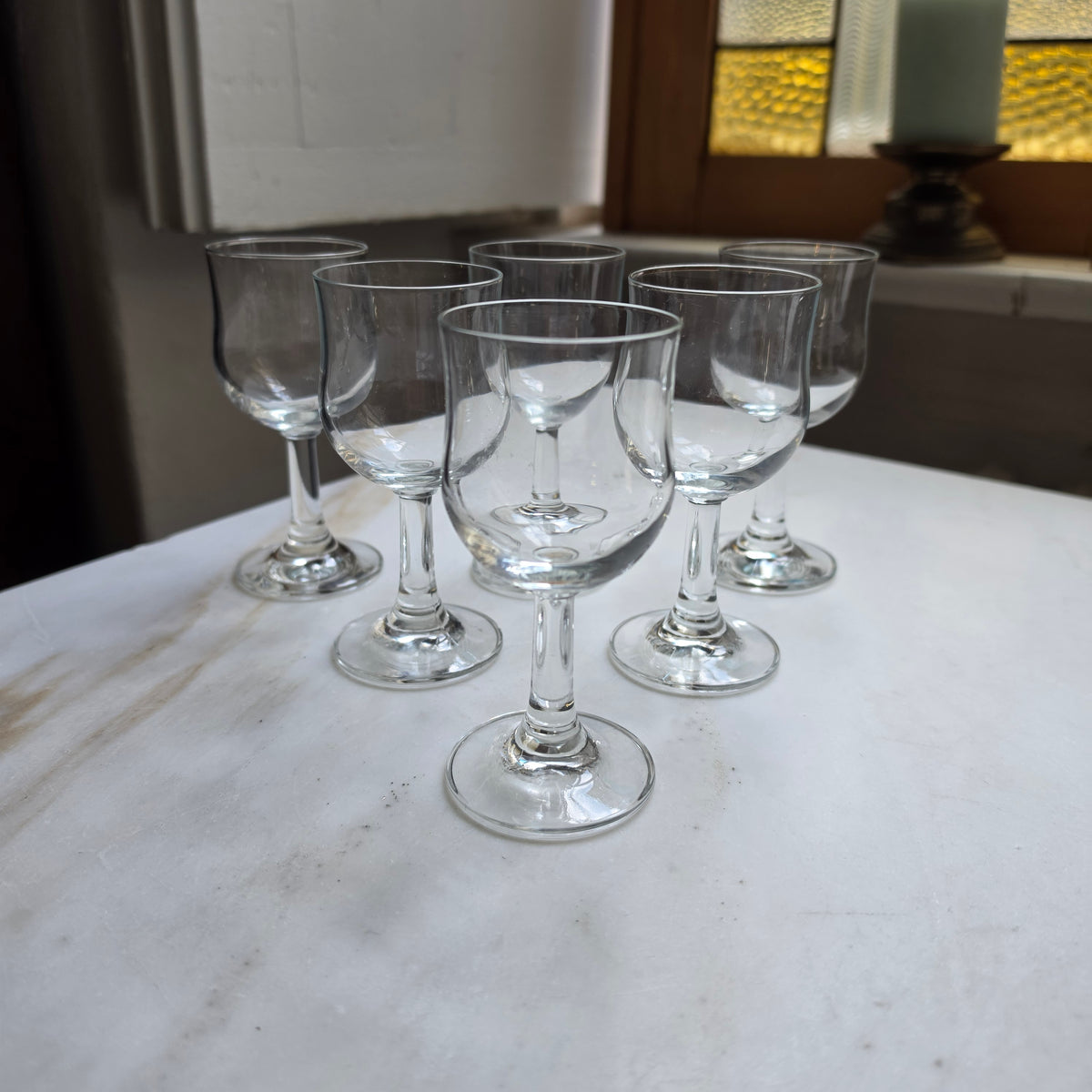6er-Set Eleganter Likör- & Schnapsgläser / Digestif-Gläser in Tulpenform – Zeitloses Klarglas