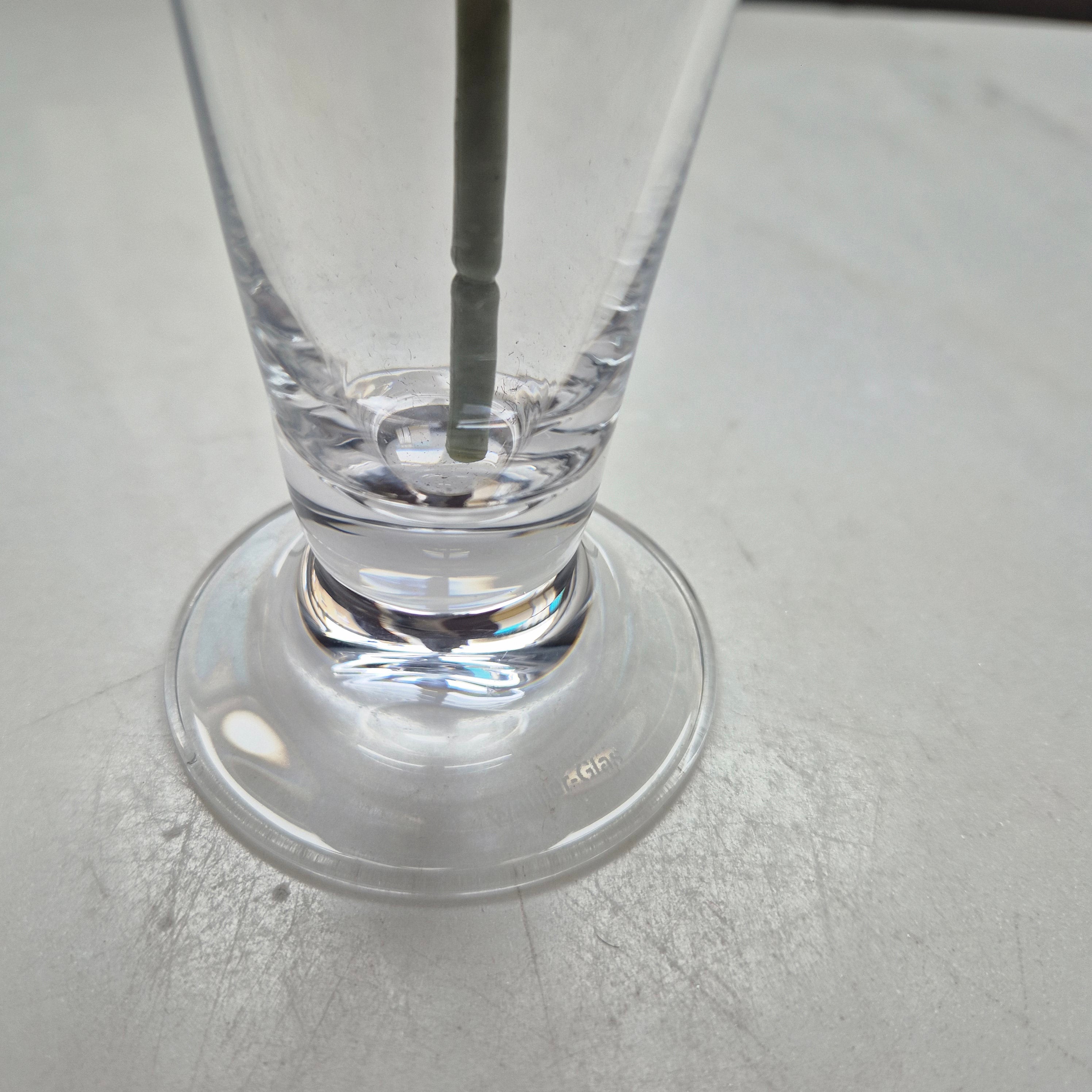 Vintage Glas Vase - Zeitlos - Walther Glas