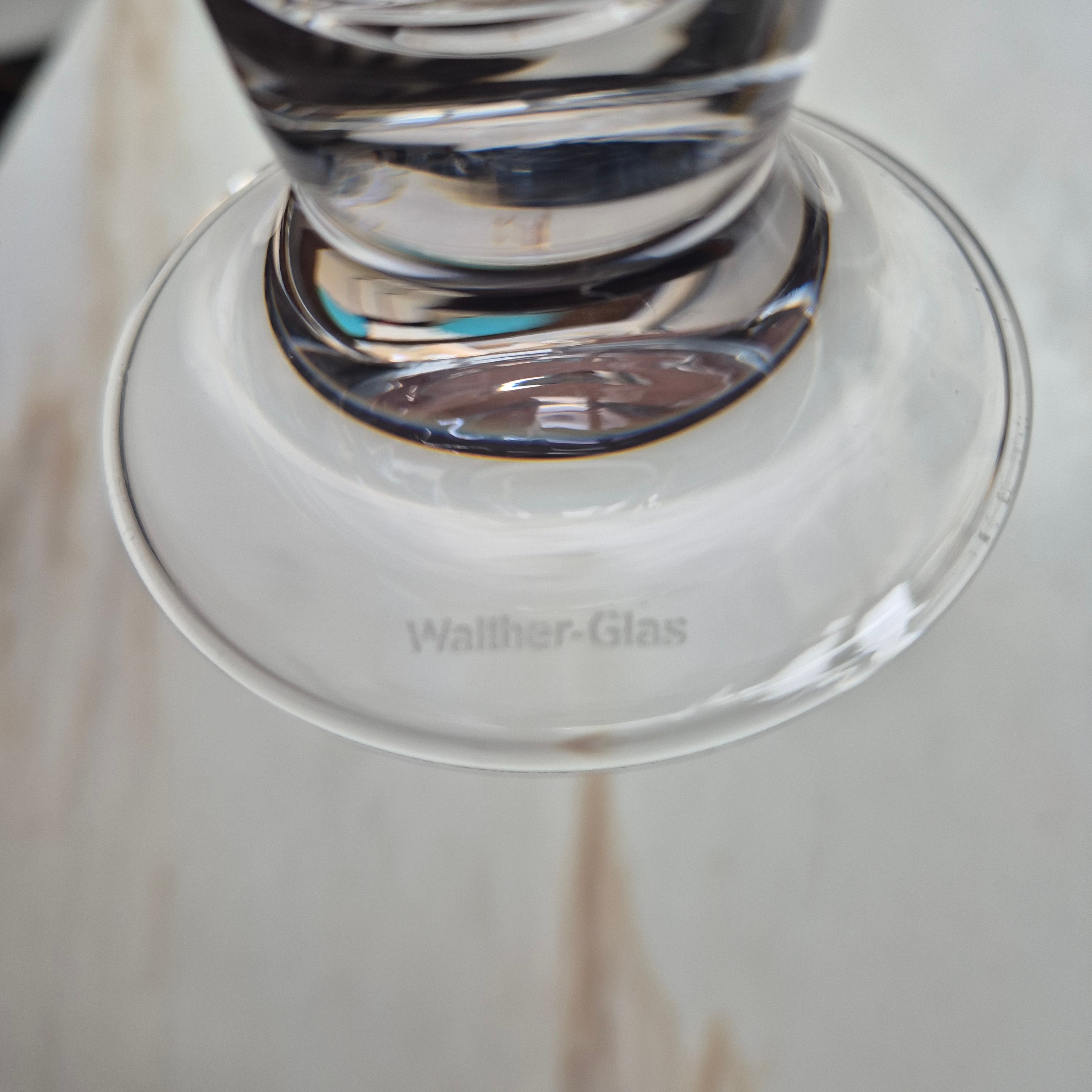 Vintage Glas Vase - Zeitlos - Walther Glas