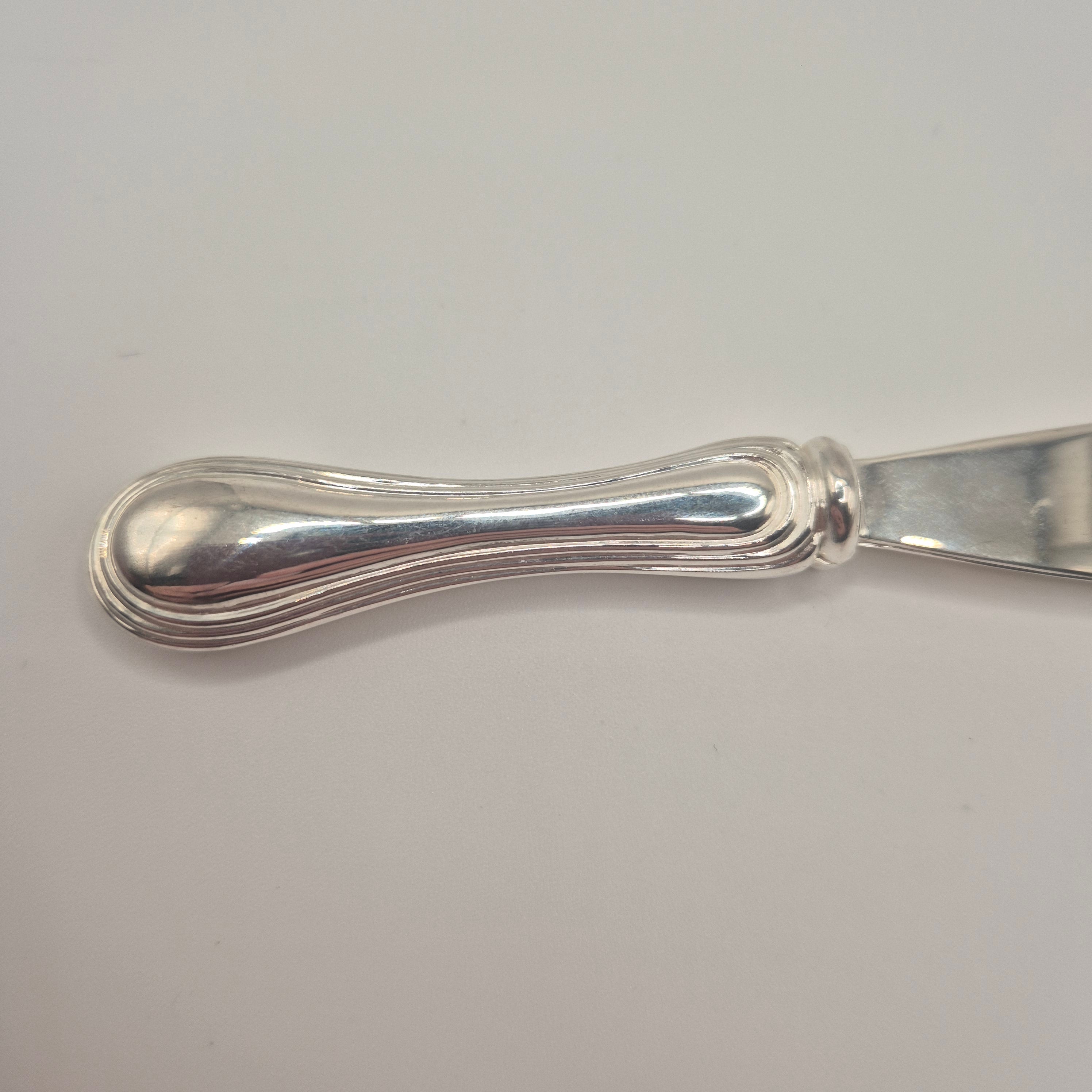 Klassisches Vintage Buttermesser – Versilbert / Hochglanz